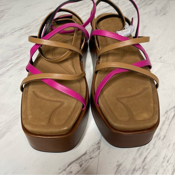 Rag & Bone Logan Platform Strappy Sandal 40 / 10 - Picture 13 of 15